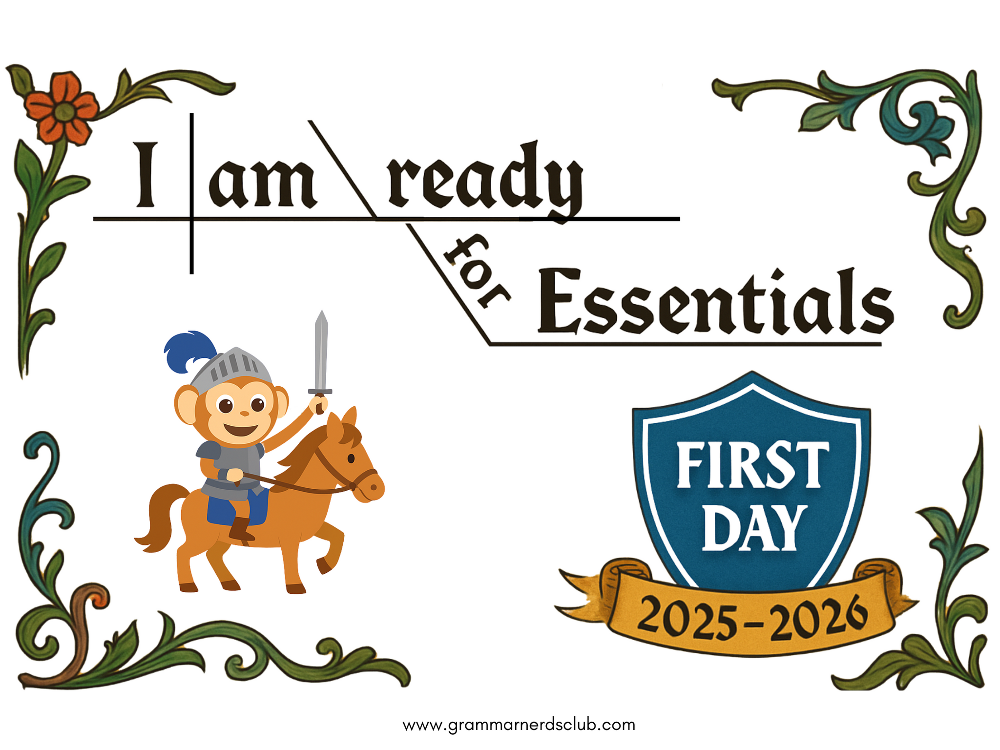 Cycle 2 First Day of Essentials Signs