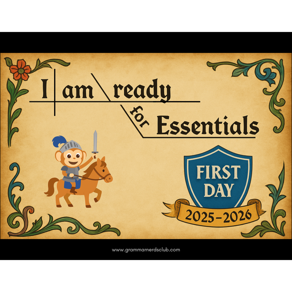 Cycle 2 First Day of Essentials Signs