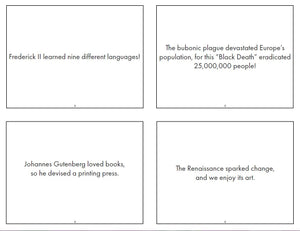 Brashcards are designed 4 to each letter-sized page. They should be printed duplex, with the diagrams for the sentences printing on the back side. When setting up your print settings, be sure that it's set to flip the paper on the SHORT side--otherwise, the diagrams won't match up! Detailed instructions are included. 